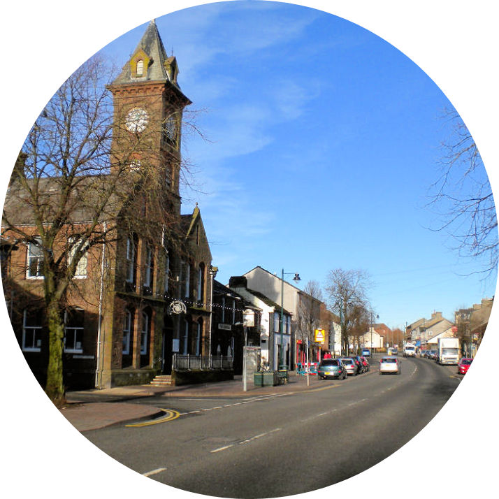 Image of town which Sight Support West Cumbria offers their services in